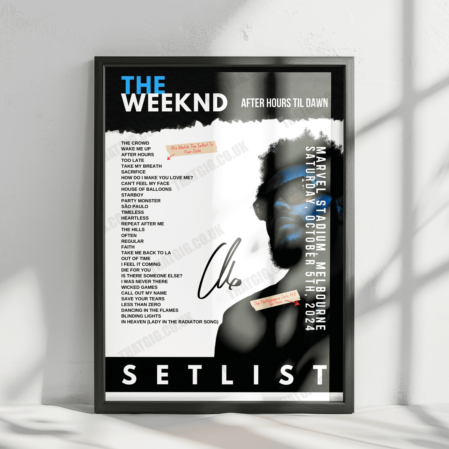 The Weeknd Posters - That Gig