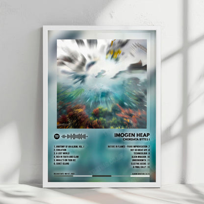 Imogen Heap "Chordata Bytes I" Album Cover Poster - with Complete Tracklist