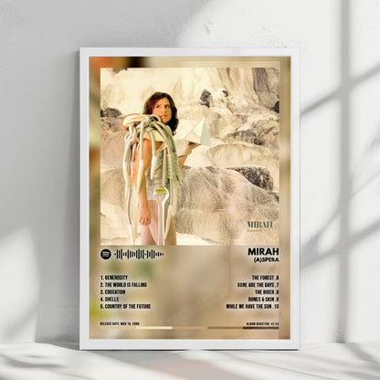 Mirah "(A)SPERA" Album Cover Poster - with Complete Tracklist
