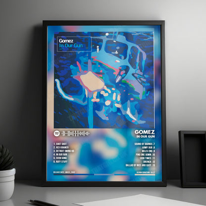 Gomez "In Our Gun" Album Cover Poster - with Complete Tracklist