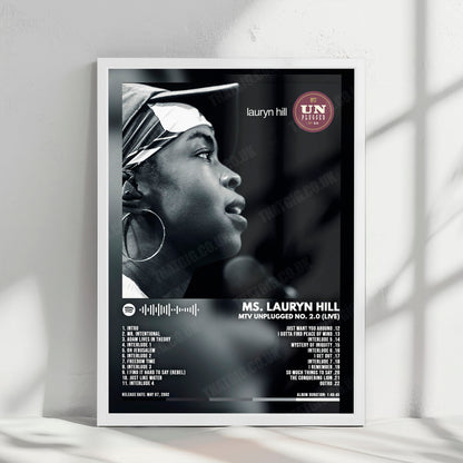 Lauryn Hill "MTV Unplugged No. 2.0" Album Cover Poster - with Complete Tracklist