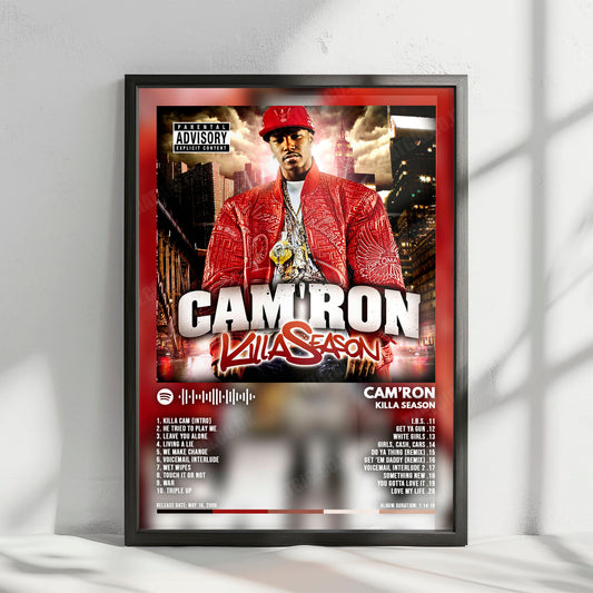Camron "Killa Season" Album Cover Poster - with Complete Tracklist