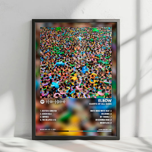 Elbow "Giants of All Sizes" Album Cover Poster - with Complete Tracklist