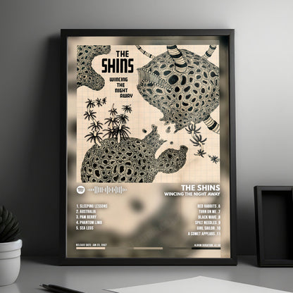 The Shins "Wincing the Night Away" Album Cover Poster - with Complete Tracklist