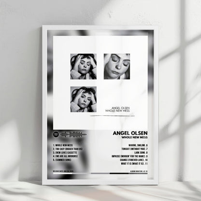Angel Olsen "Whole New Mess" Album Cover Poster - with Complete Tracklist