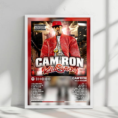 Camron "Killa Season" Album Cover Poster - with Complete Tracklist