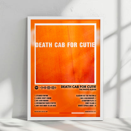 Death Cab for Cutie "The Photo Album" Album Cover Poster - with Complete Tracklist