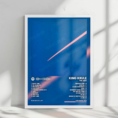 King Krule "The Ooz" Album Cover Poster - with Complete Tracklist