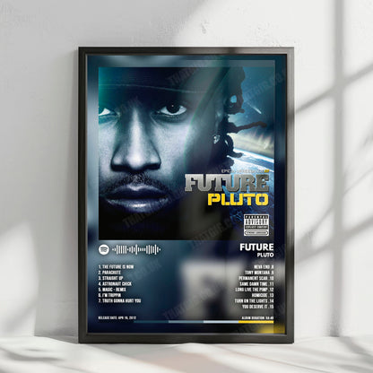 Future "Pluto" Album Cover Poster - with Complete Tracklist