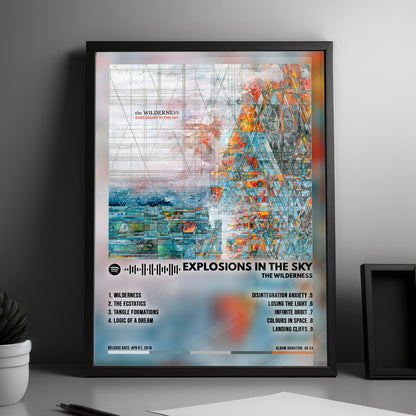 Explosions in the Sky "The Wilderness" Album Cover Poster - with Complete Tracklist