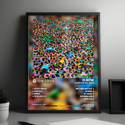 Elbow "Giants of All Sizes" Album Cover Poster - with Complete Tracklist