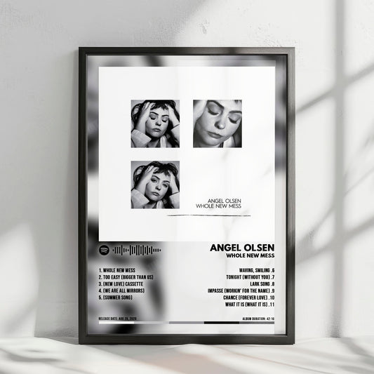 Angel Olsen "Whole New Mess" Album Cover Poster - with Complete Tracklist