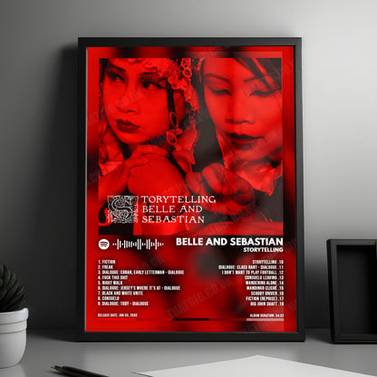 Belle and Sebastian "Storytelling" Album Cover Poster - with Complete Tracklist