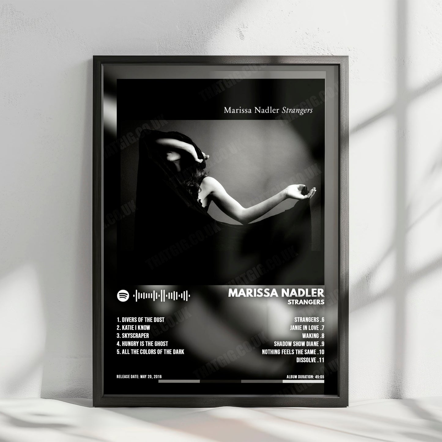 Marissa Nadler "Strangers" Album Cover Poster - with Complete Tracklist