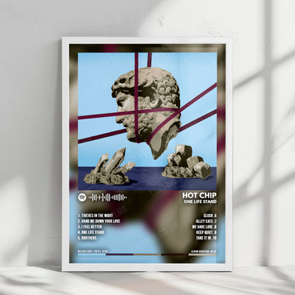 Hot Chip "One Life Stand" Album Cover Poster - with Complete Tracklist