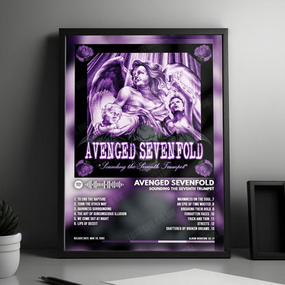 Avenged Sevenfold "Sounding The Seventh Trumpet" Album Cover Poster - with Complete Tracklist