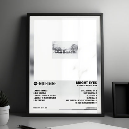 Bright Eyes "A Christmas Album" Album Cover Poster - with Complete Tracklist