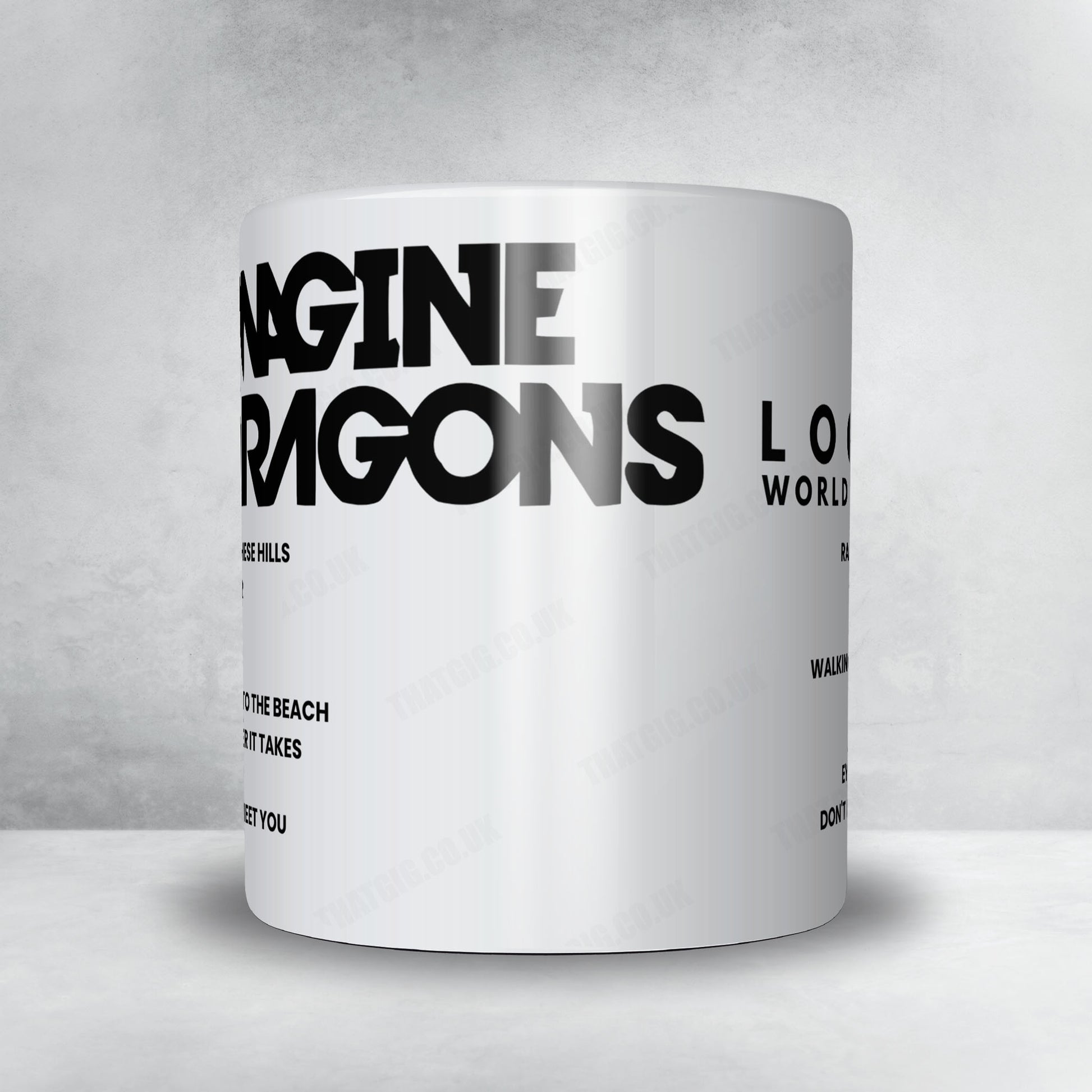 Imagine Dragons Setlist Mug - Shoreline Amphitheatre, Mountain View - October 20th, 2024