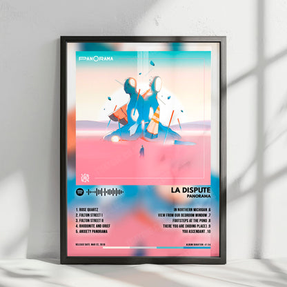 La Dispute "Panorama" Album Cover Poster - with Complete Tracklist