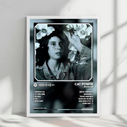 Cat Power "Moon Pix" Album Cover Poster - with Complete Tracklist