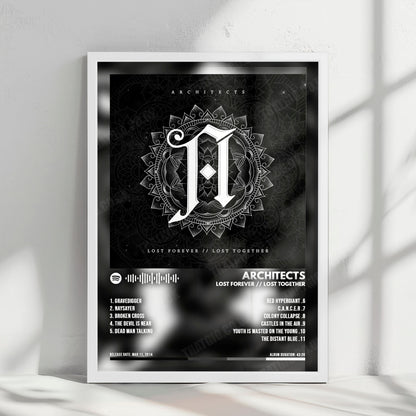 Architects "Lost Forever Lost Together" Album Cover Poster - with Complete Tracklist