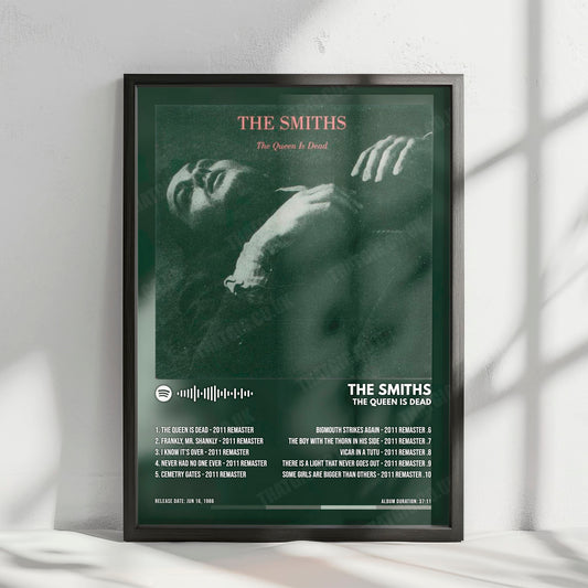 The Smiths "The Queen Is Dead" Album Cover Poster - with Complete Tracklist
