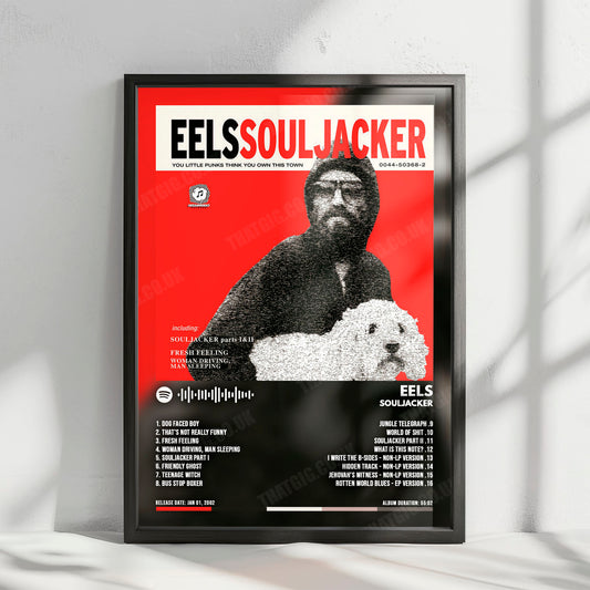 Eels "Souljacker" Album Cover Poster - with Complete Tracklist