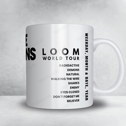 Imagine Dragons Setlist Mug - Tele2 Arena, Stockholm - June 5th, 2025