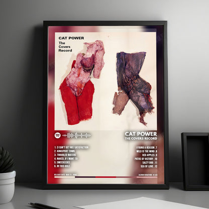 Cat Power "The Covers Record" Album Cover Poster - with Complete Tracklist