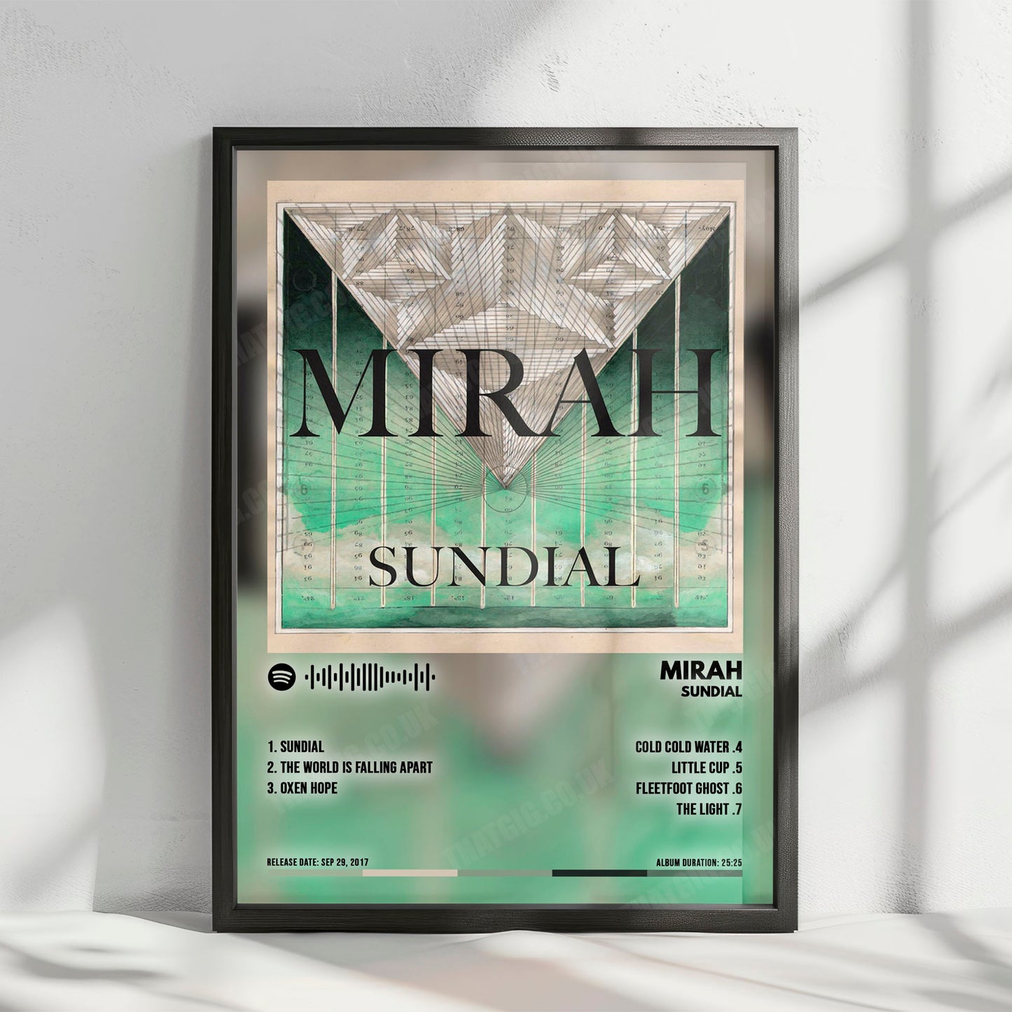 Mirah "Sundial" Album Cover Poster - with Complete Tracklist