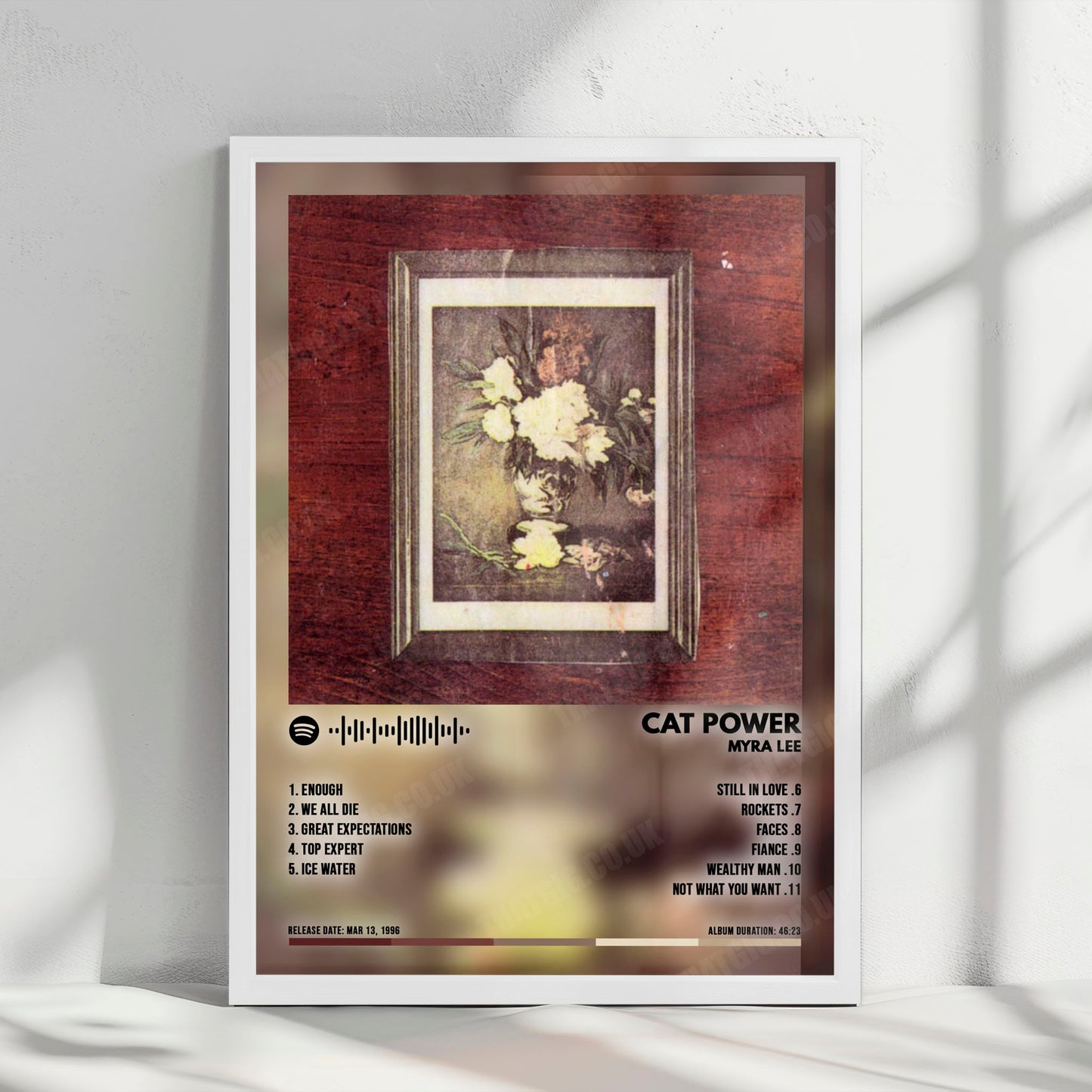 Cat Power "Myra Lee" Album Cover Poster - with Complete Tracklist