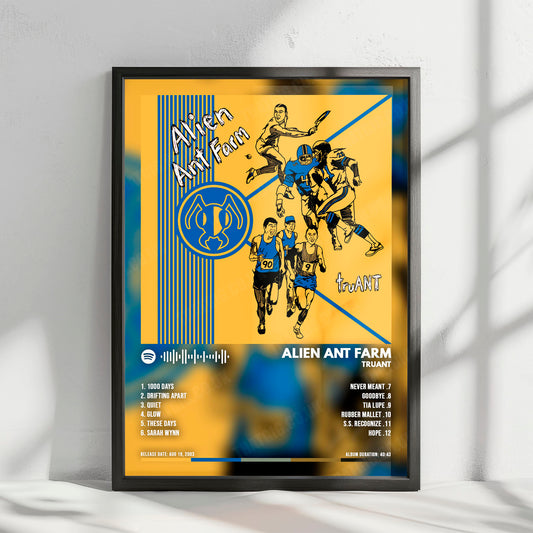 Alien Ant Farm "truANT " Album Cover Poster - with Complete Tracklist