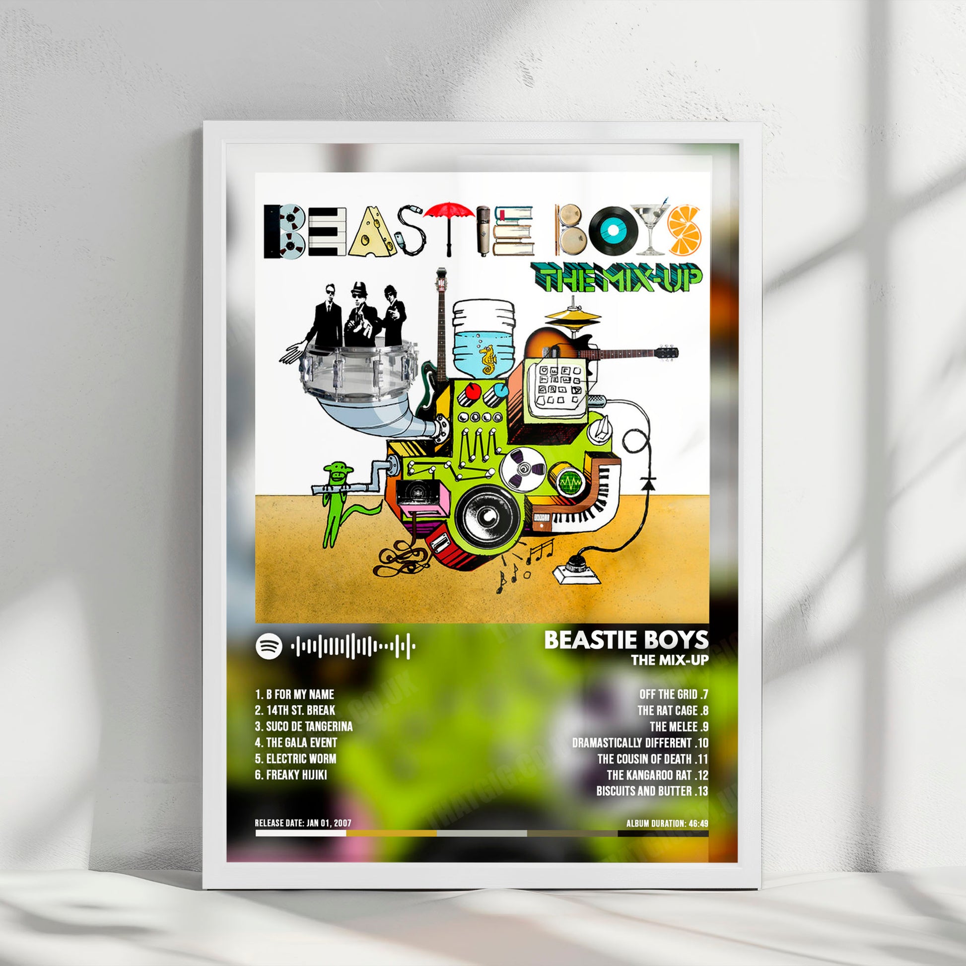 Beastie Boys "The Mix-Up" Album Cover Poster - with Complete Tracklist