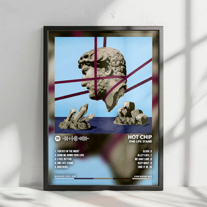 Hot Chip "One Life Stand" Album Cover Poster - with Complete Tracklist