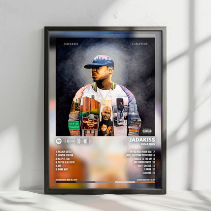 Jadakiss "Ignatius" Album Cover Poster - with Complete Tracklist