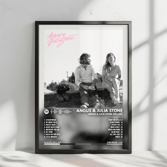 Angus & Julia Stone "Angus & Julia Stone (Deluxe)" Album Cover Poster - with Complete Tracklist