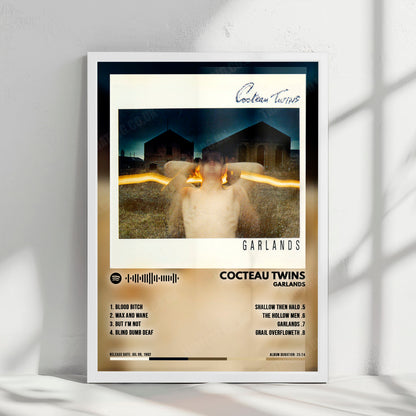 Cocteau Twins "Garlands" Album Cover Poster - with Complete Tracklist