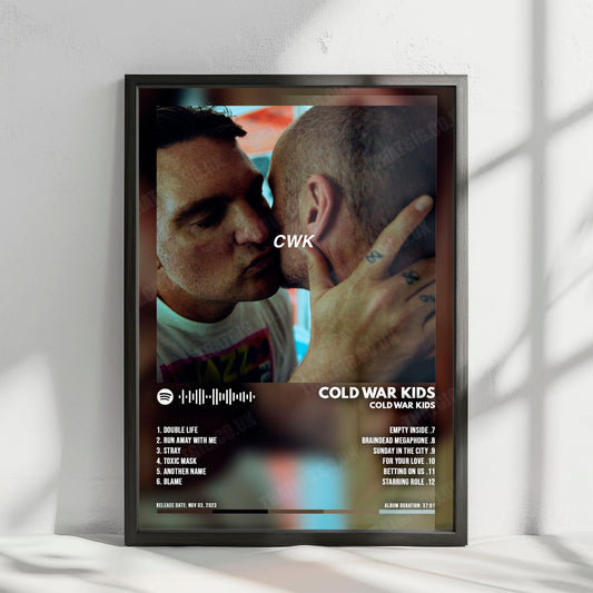 Cold War Kids "Cold War Kids" Album Cover Poster - with Complete Tracklist