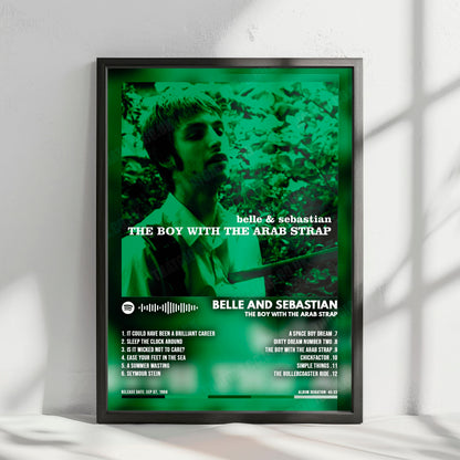 Belle and Sebastian "The Boy With the Arab Strap" Album Cover Poster - with Complete Tracklist
