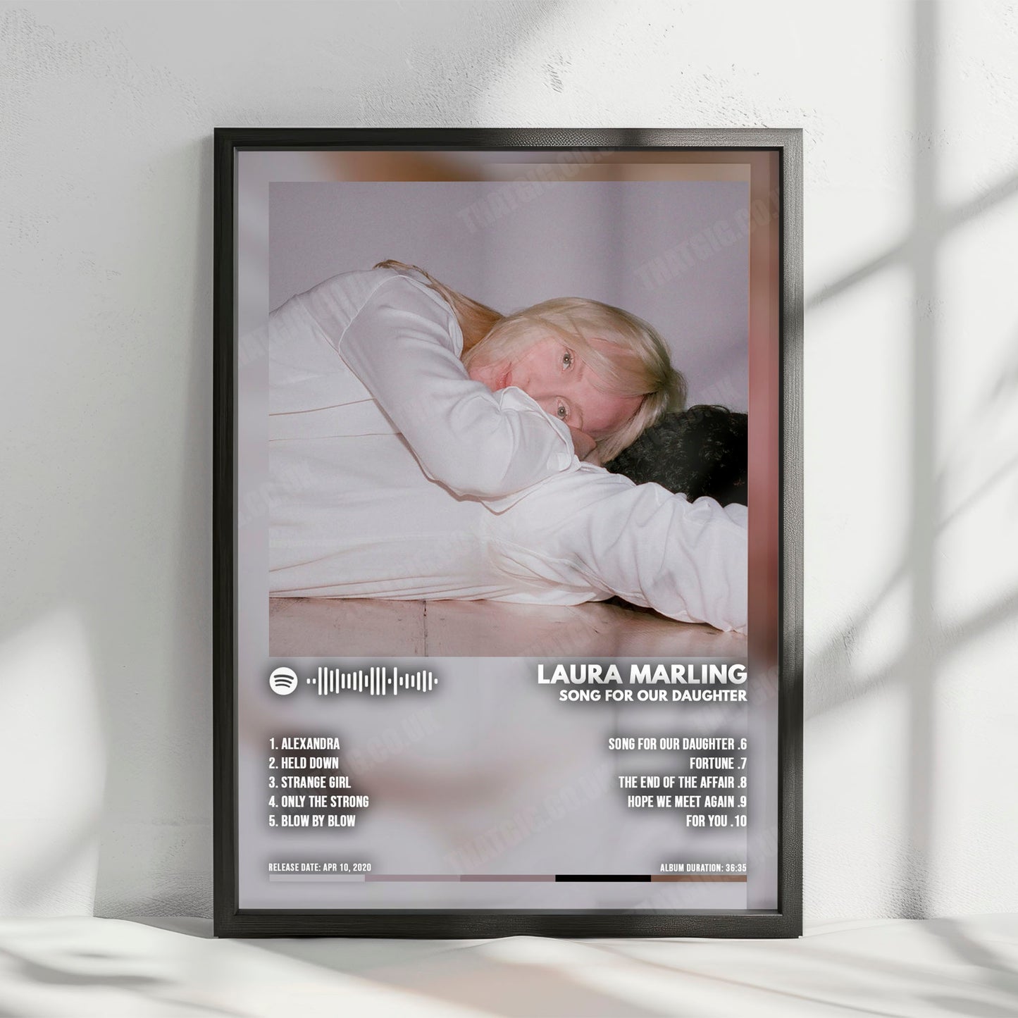 Laura Marling "Song For Our Daughter" Album Cover Poster - with Complete Tracklist