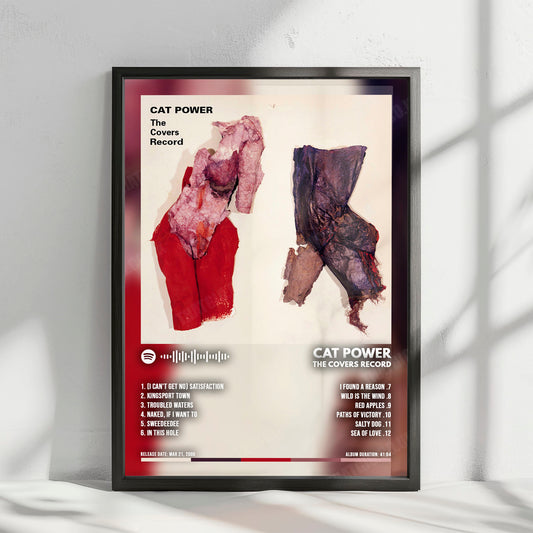 Cat Power "The Covers Record" Album Cover Poster - with Complete Tracklist