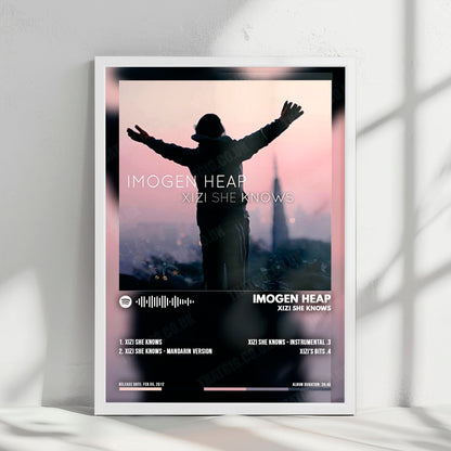 Imogen Heap "Xizi She Knows" Album Cover Poster - with Complete Tracklist