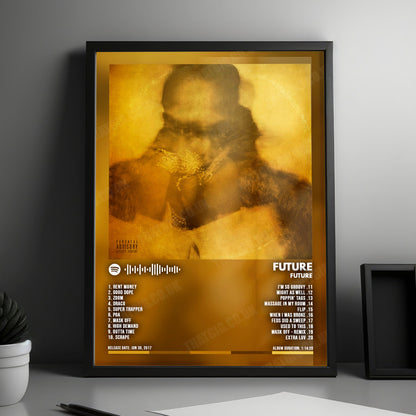 Future "FUTURE" Album Cover Poster - with Complete Tracklist