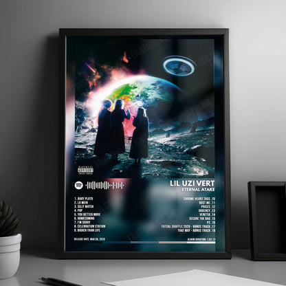 Lil Uzi Vert "Eternal Atake" Album Cover Poster - with Complete Tracklist