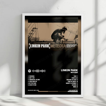 Linkin Park "Meteora" Album Cover Poster - with Complete Tracklist