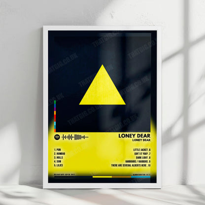 Loney Dear "Loney Dear" Album Cover Poster - with Complete Tracklist