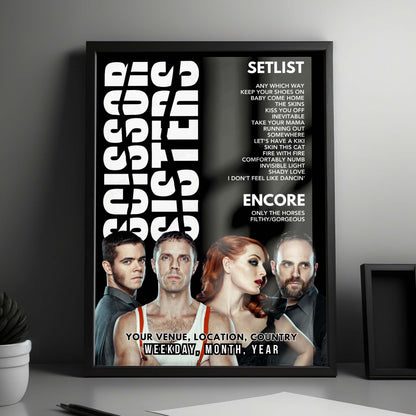 Scissor Sisters Setlist Poster - First Direct Arena, Leeds - May 24th, 2025