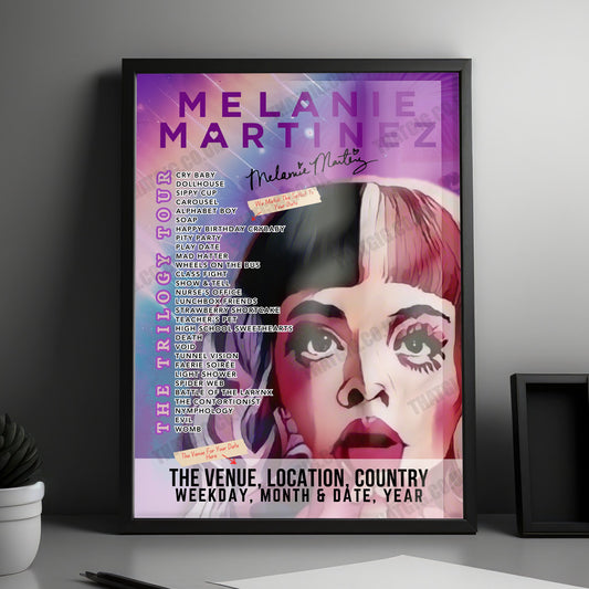 Melanie Martinez Setlist Poster - Kia Forum Inglewood - May 15th, 2024