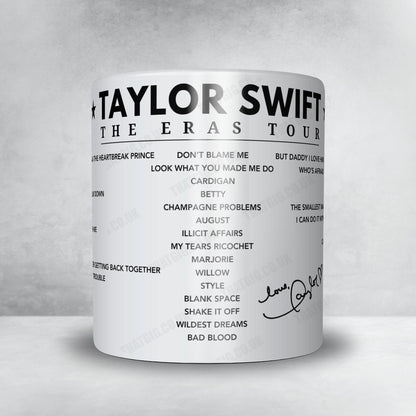 Taylor Swift Setlist Mug - Wembley Stadium, London - June 22nd, 2024