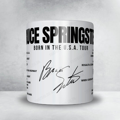 Bruce Springsteen Setlist Mug - Roundhay Park, Leeds - July 7th, 1985